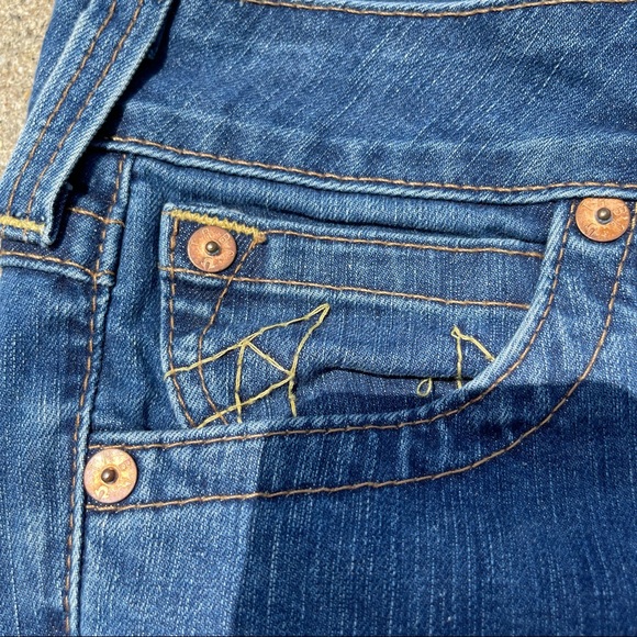 🥳 HP True Religion Twisted Seam Bell Bottoms 28 - Picture 4 of 7